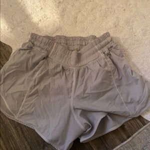 grey lululemon shorts